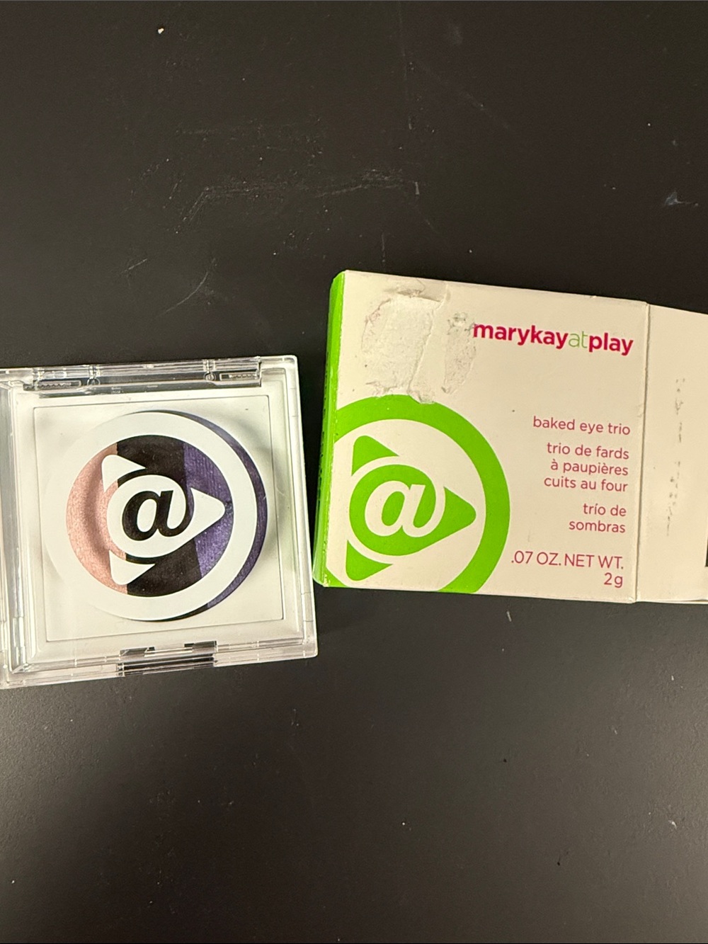Mary Kay At Play Baked Eye Trio - Pink, Purple, Black - Purple Eclipse